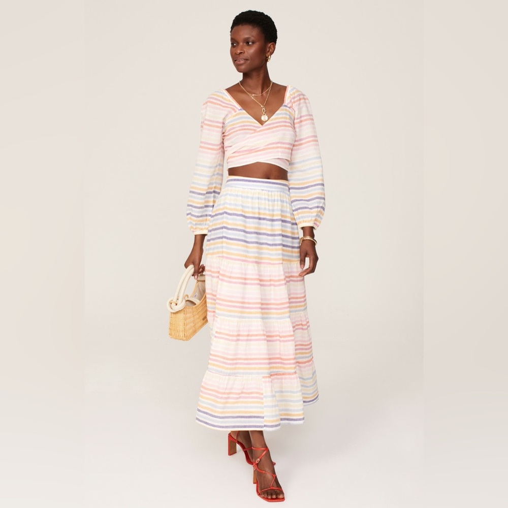 Banjanan Candy Stripe‎ Agatha Skirt